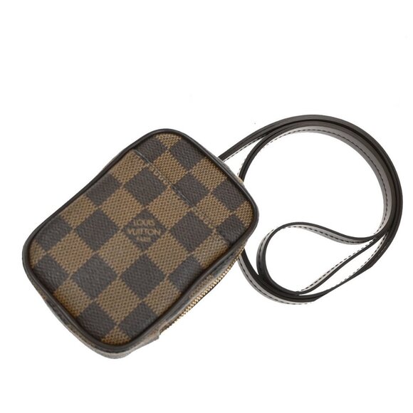 LOUIS VUITTON Etui Okapi PM Shoulder Pouch Bag Damier Ebene Brown - Picture 7 of 16